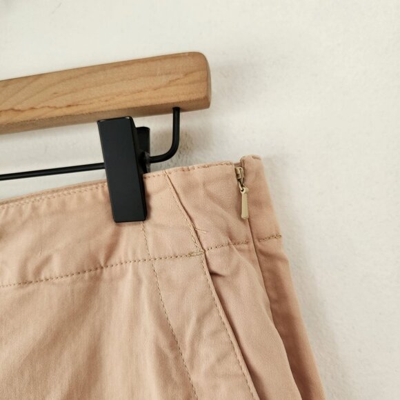 Talbots Tan Trousers Pants Khaki Straight Leg Stretch Flat Front Women's 10 - Picture 5 of 7